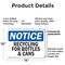 Signmission Recycling For Bottles & Cans, 14 in W x Rectangle, Plastic OS-2PACK-NS-P-1014-L-18009 - alternate 5